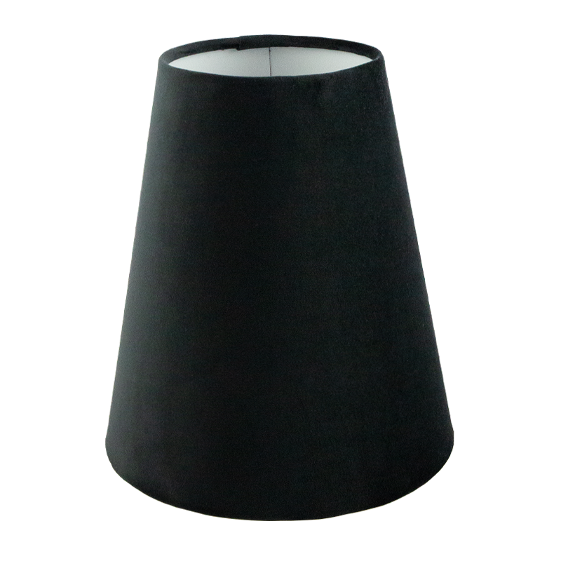Black Velvet Tall Empire Lampshade