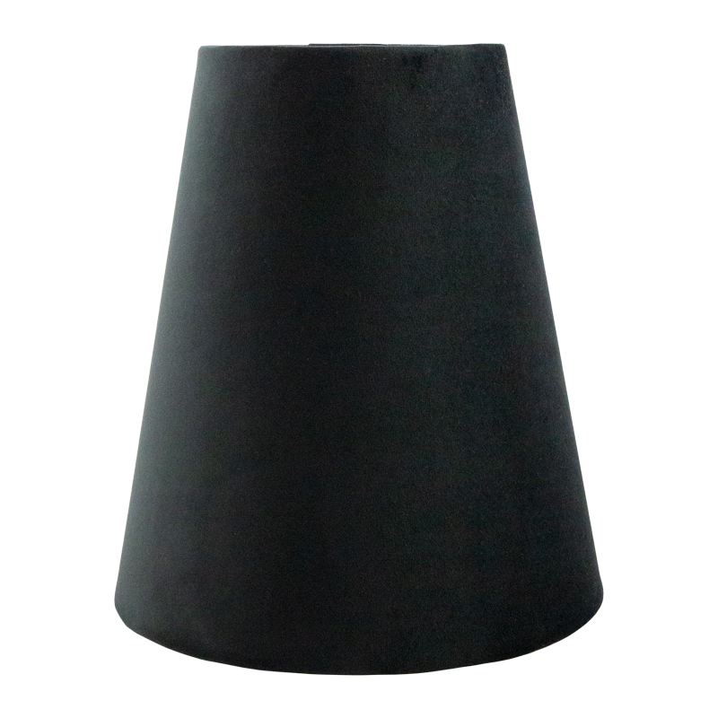 Black Velvet Tall Empire Lampshade