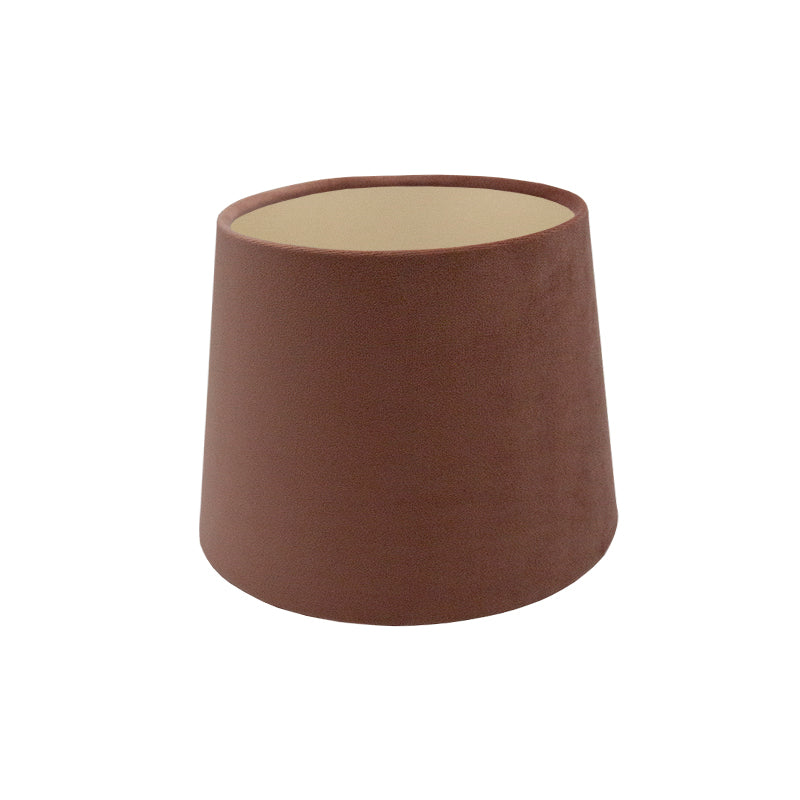 Blush Pink Velvet French Drum Lampshade