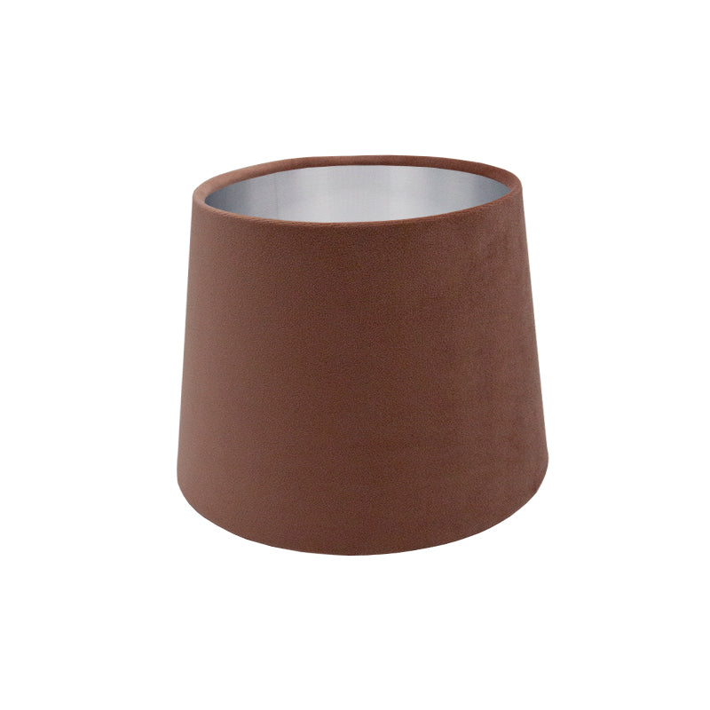 Blush Pink Velvet French Drum Lampshade