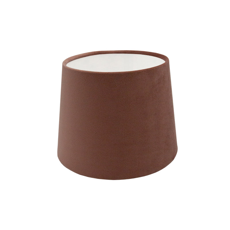 Blush Pink Velvet French Drum Lampshade