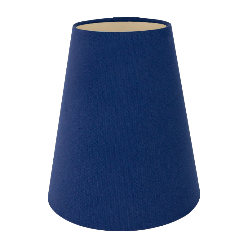 Bright Blue Cotton Tall Empire Lampshade