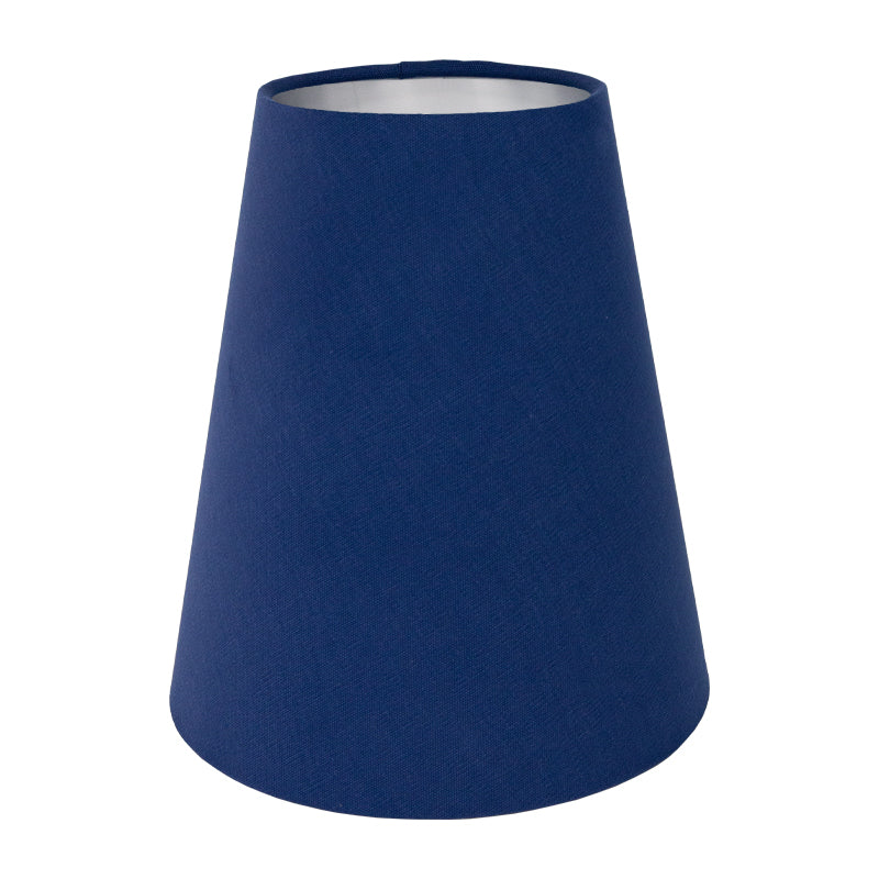 Bright Blue Cotton Tall Empire Lampshade