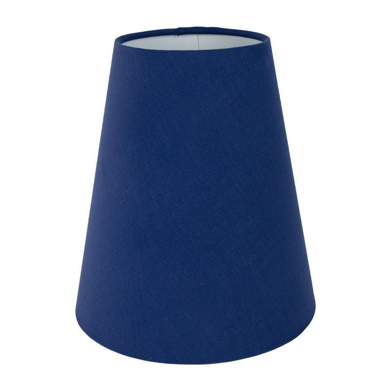 Bright Blue Cotton Tall Empire Lampshade