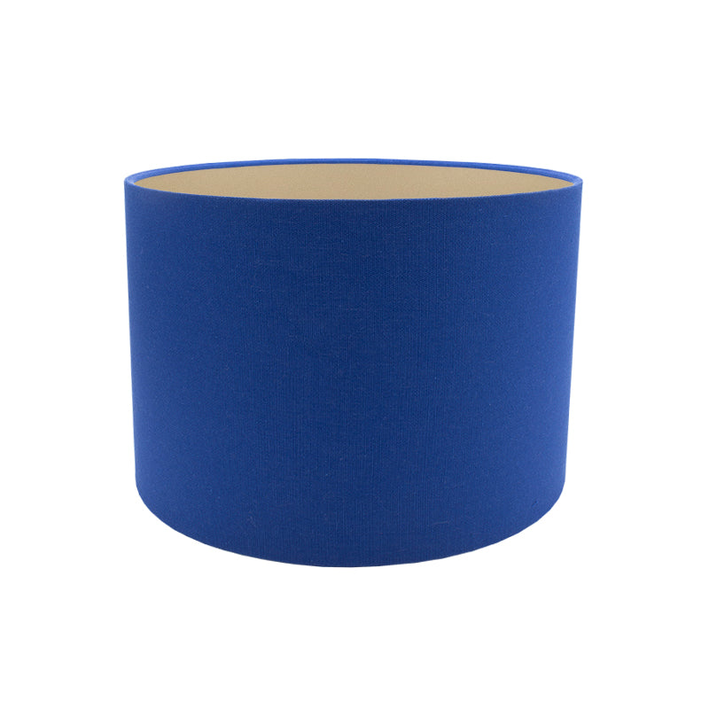 Bright Blue Drum Lampshade