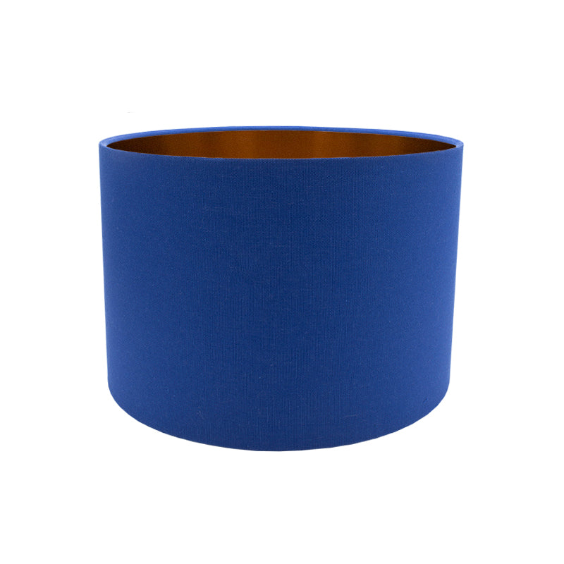 Bright Blue Drum Lampshade