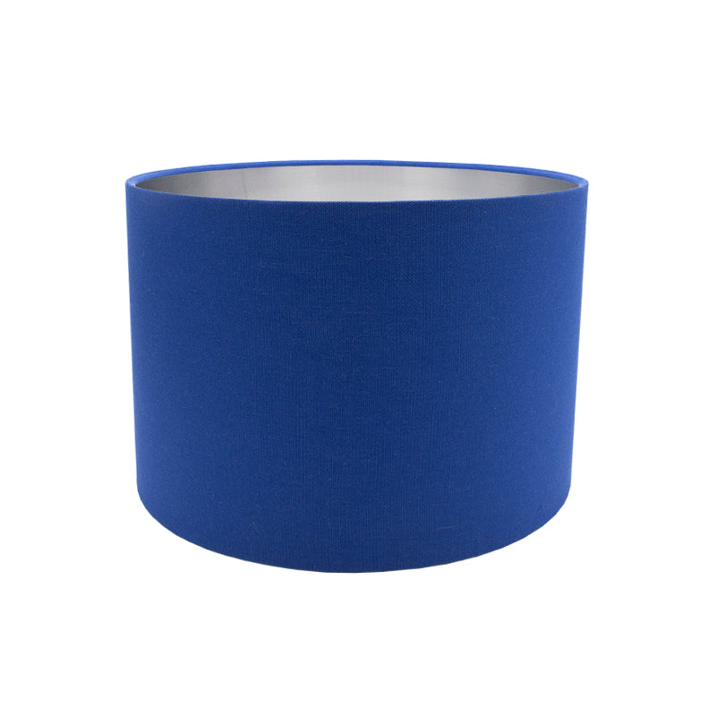 Bright Blue Drum Lampshade