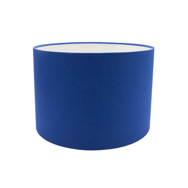 Bright Blue Drum Lampshade