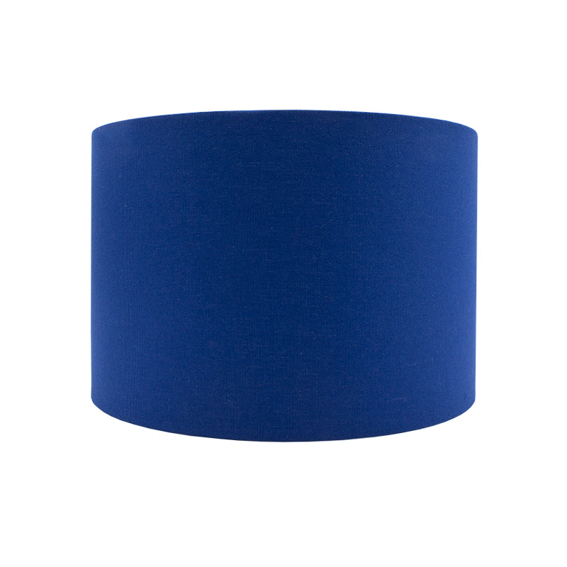 Bright Blue Drum Lampshade
