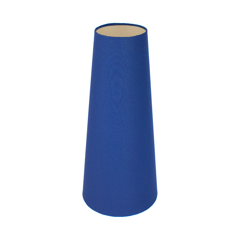 Bright Blue Tall Tapered Lampshade