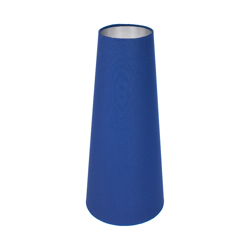 Bright Blue Tall Tapered Lampshade