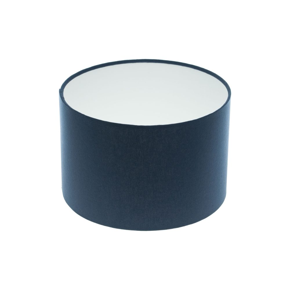 Bright Navy Blue Drum Lampshade