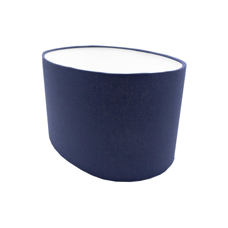 Bright Navy Blue Oval Lampshade