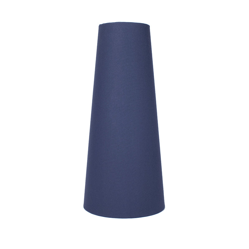 Bright Navy Blue Tall Tapered Lampshade