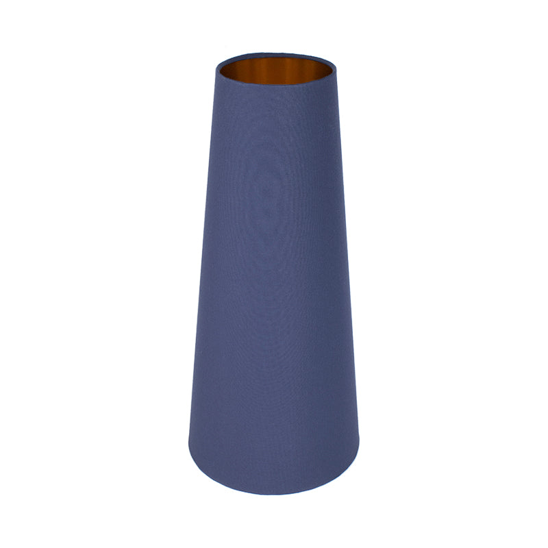Bright Navy Blue Tall Tapered Lampshade
