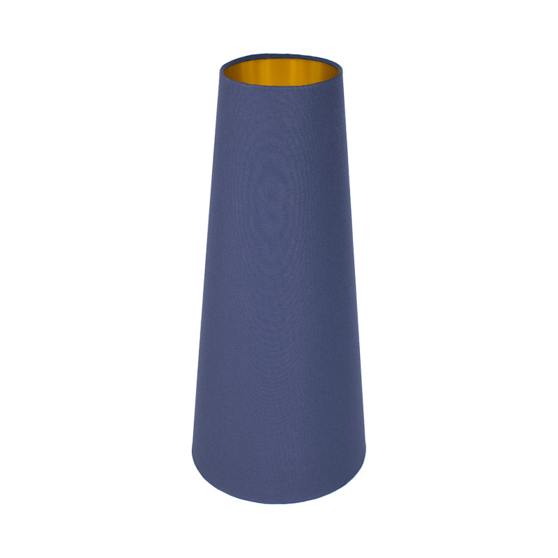 Bright Navy Blue Tall Tapered Lampshade