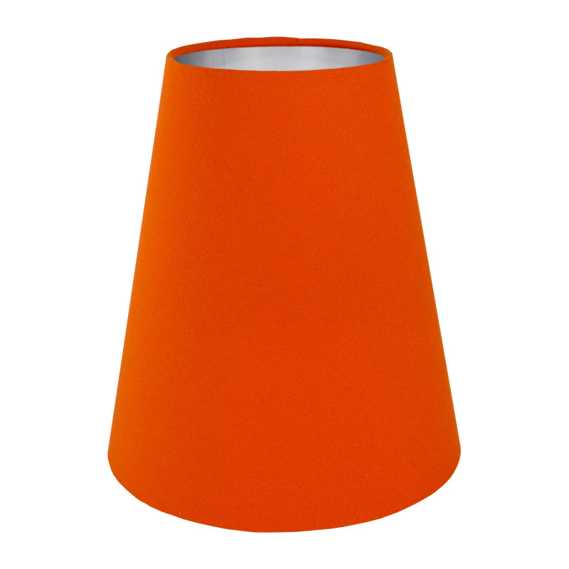 Bright Orange Cotton Tall Empire Lampshade
