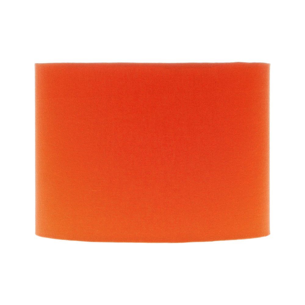 Bright Orange Drum Lampshade