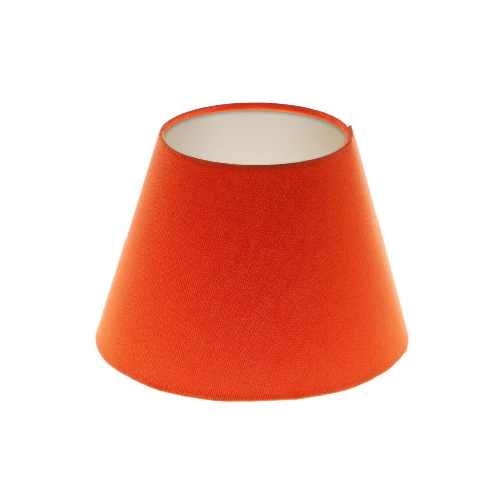Bright Orange Empire Lampshade Champagne Inner