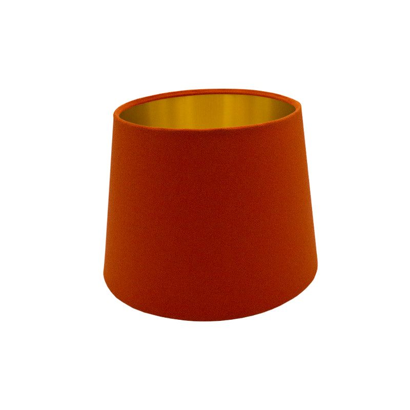 Bright Orange French Drum Lampshade