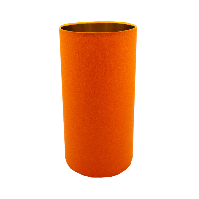 Bright Orange Tall Drum Lampshade