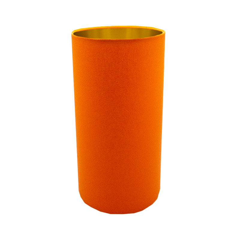 Bright Orange Tall Drum Lampshade