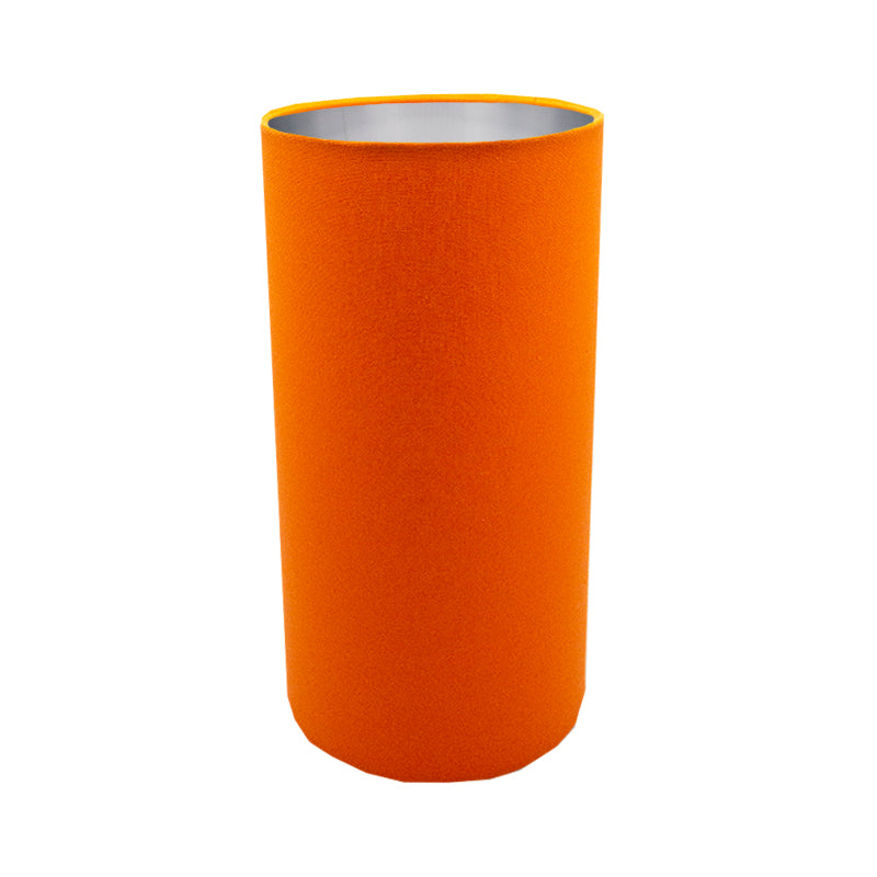 Bright Orange Tall Drum Lampshade