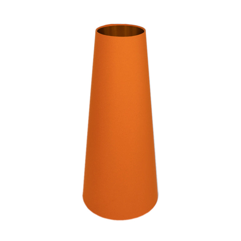 Bright Orange Tall Tapered Lampshade