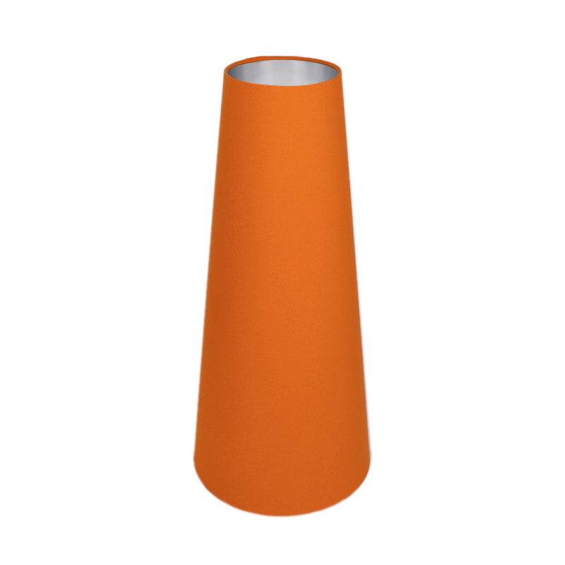 Bright Orange Tall Tapered Lampshade