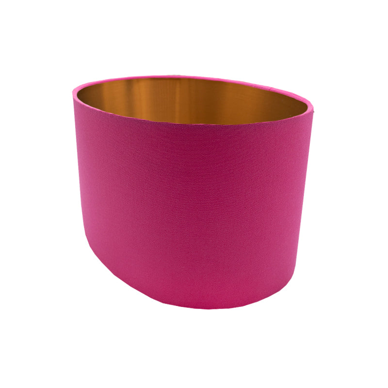 Sorbet Bright Pink Oval Lampshade