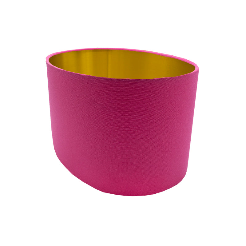 Sorbet Bright Pink Oval Lampshade