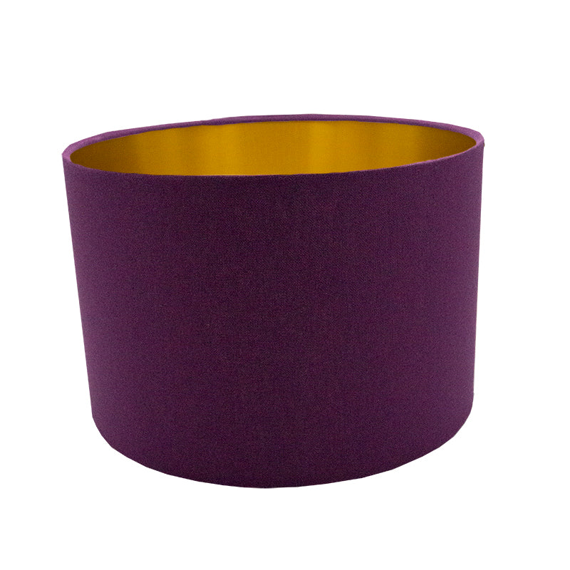 Bright Purple Drum Lampshade