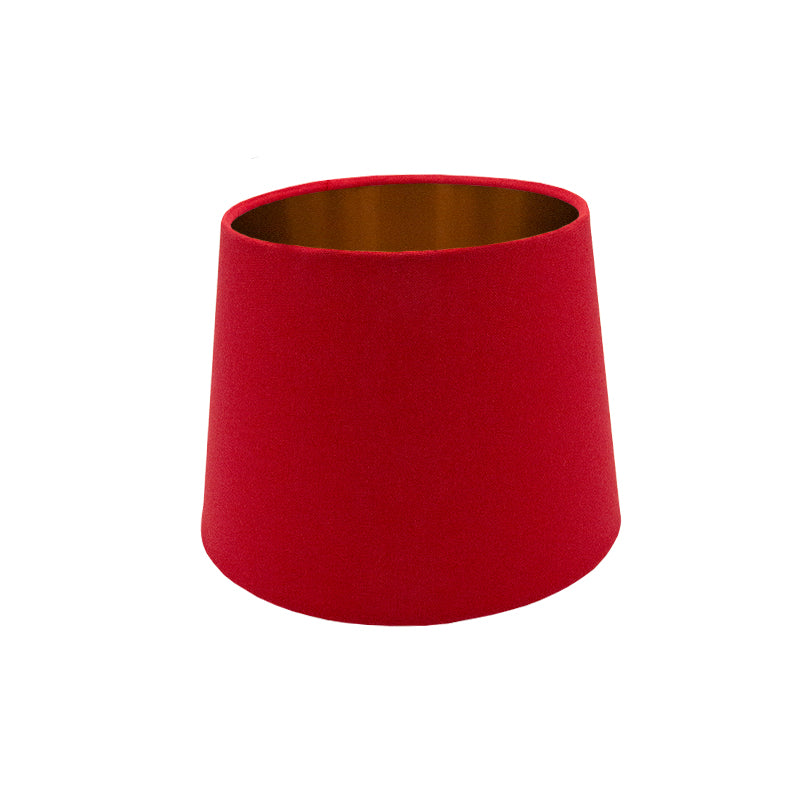 Bright Red French Drum Lampshade