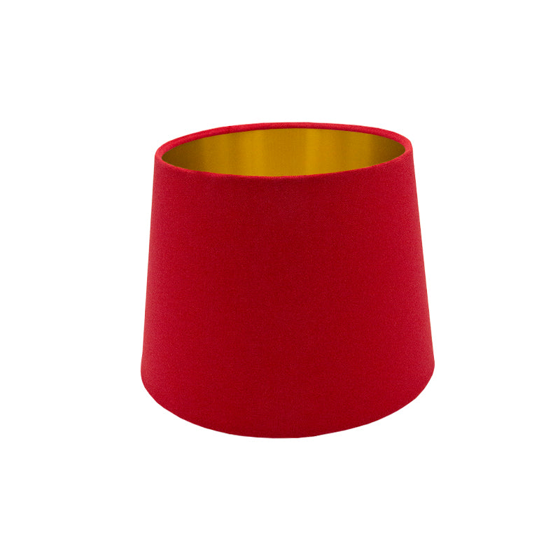 Bright Red French Drum Lampshade
