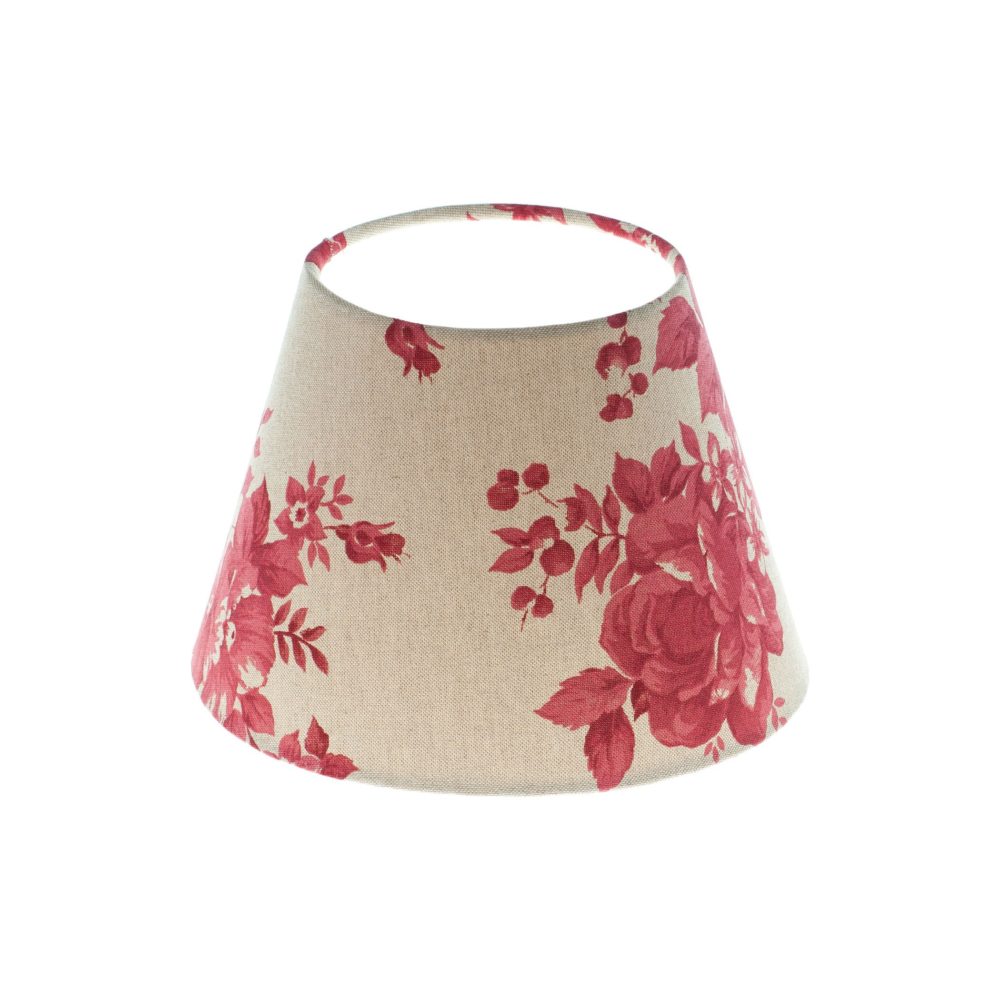 Bright Red Rose Floral Empire Lampshade