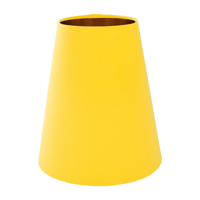 Bright Yellow Cotton Tall Empire Lampshade