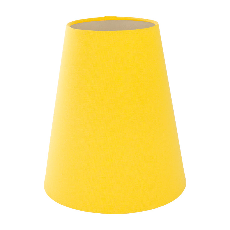 Bright Yellow Cotton Tall Empire Lampshade