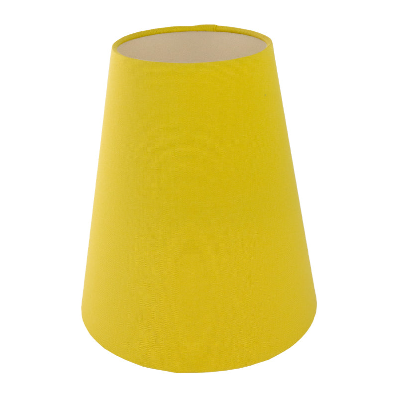 Bright Yellow Cotton Tall Empire Lampshade