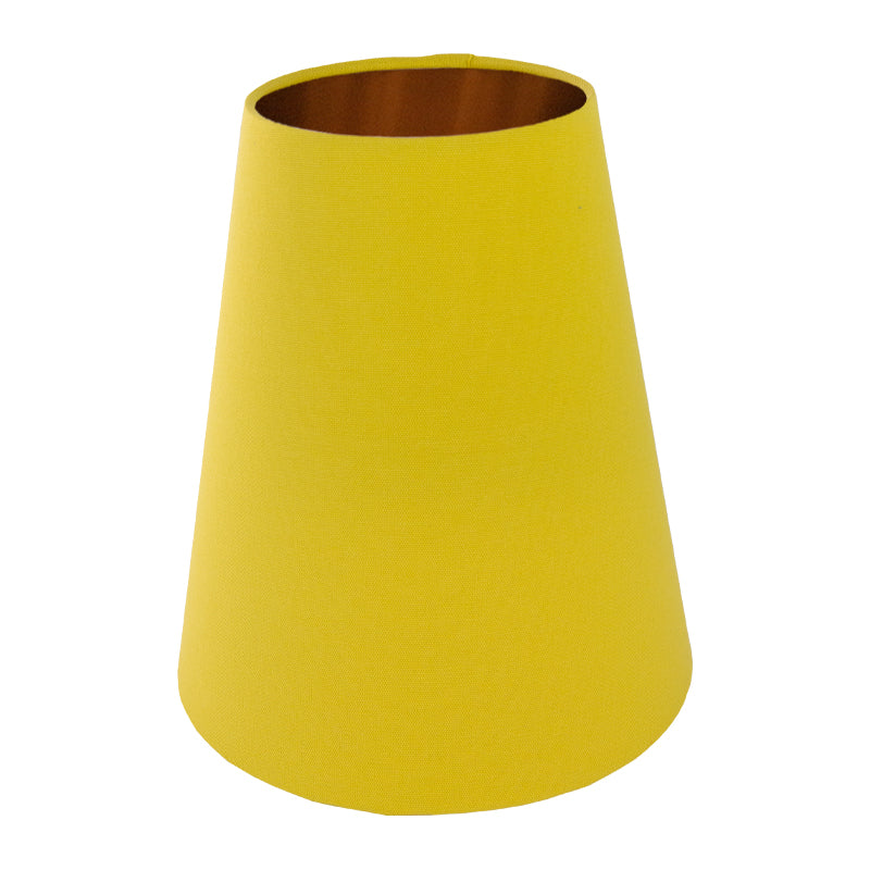 Bright Yellow Cotton Tall Empire Lampshade