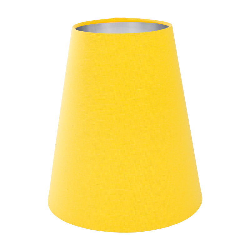 Bright Yellow Cotton Tall Empire Lampshade