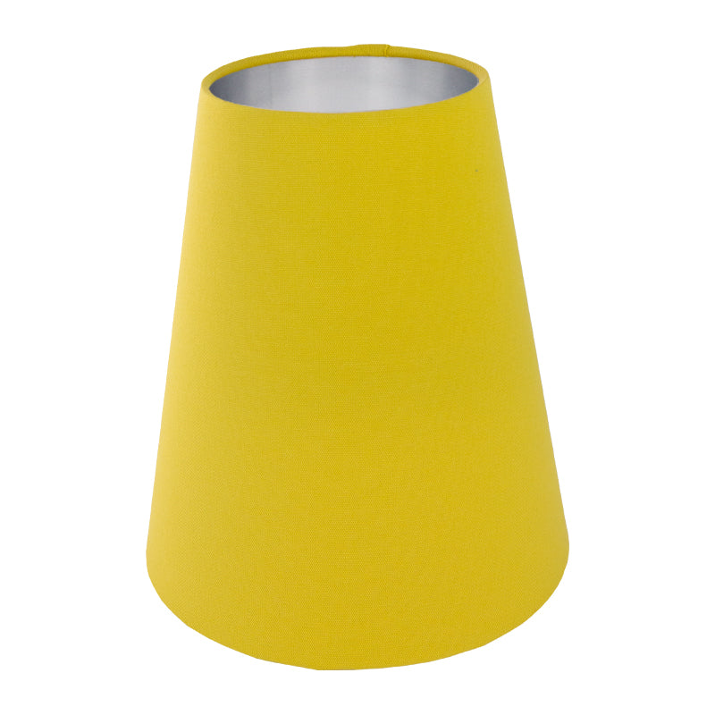 Bright Yellow Cotton Tall Empire Lampshade