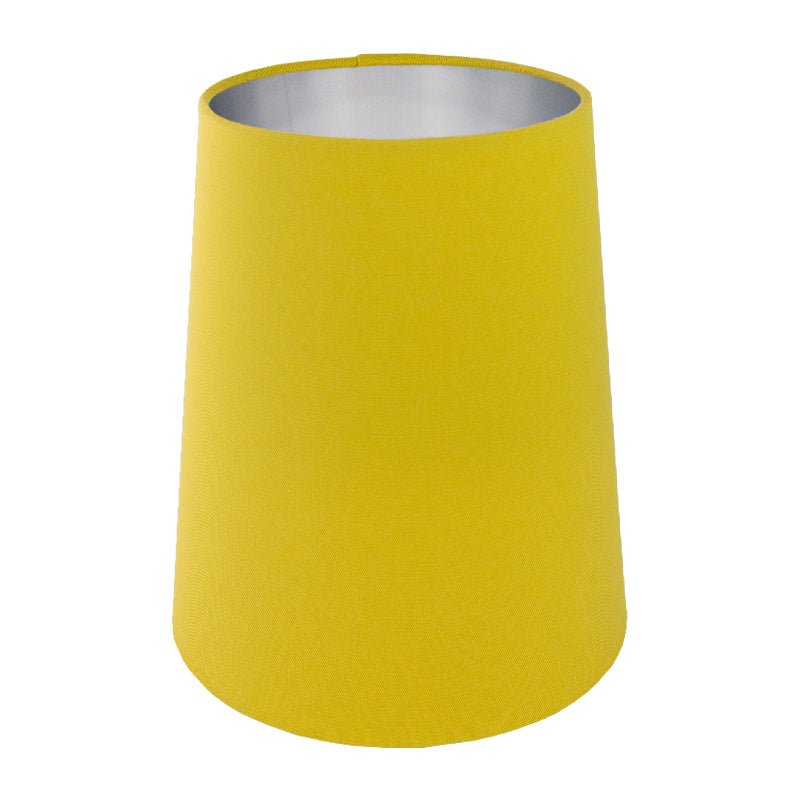 Bright Yellow Cotton Tall French Drum Lampshade