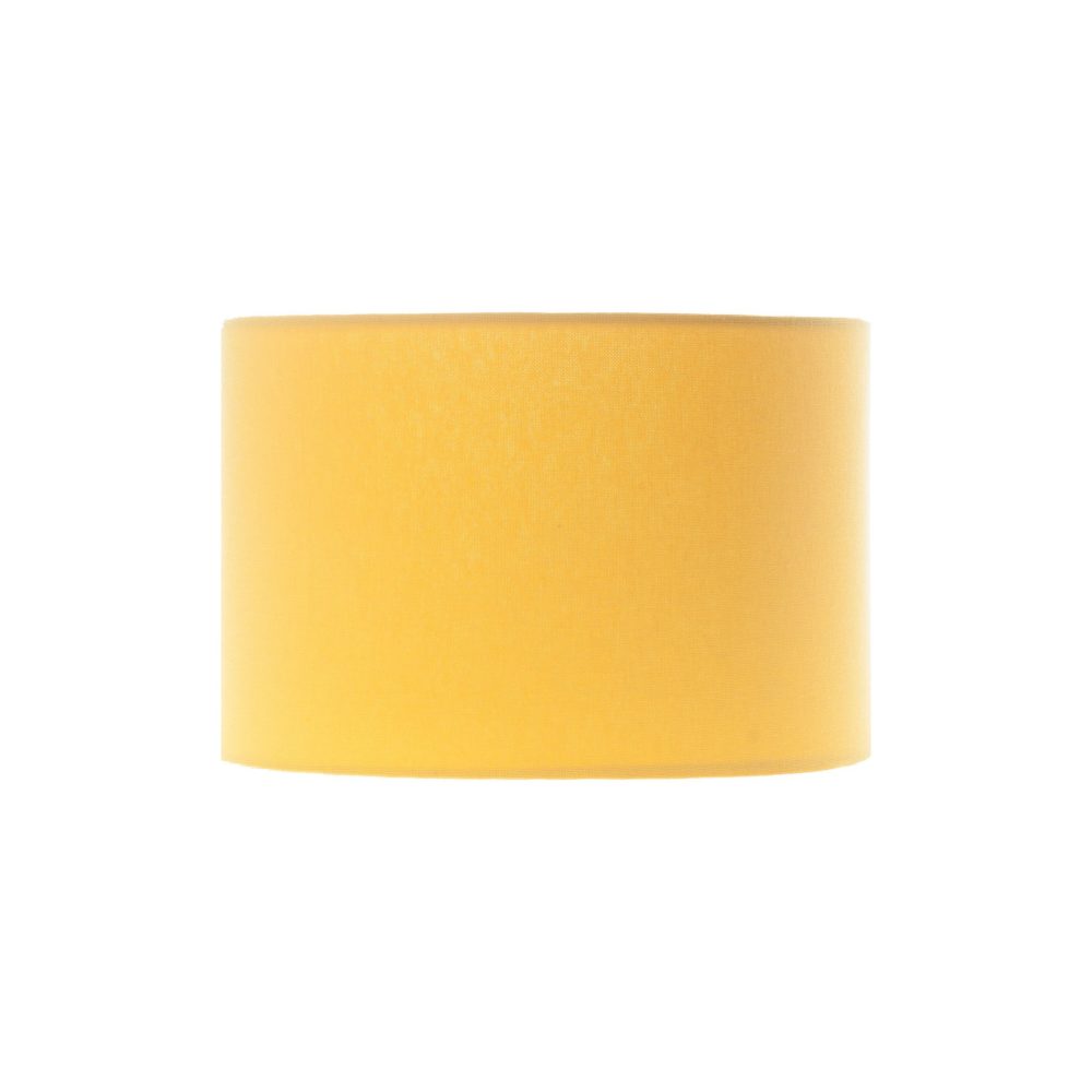 Bright Yellow Drum Lampshade