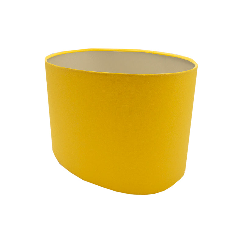 Bright Yellow Oval Lampshade
