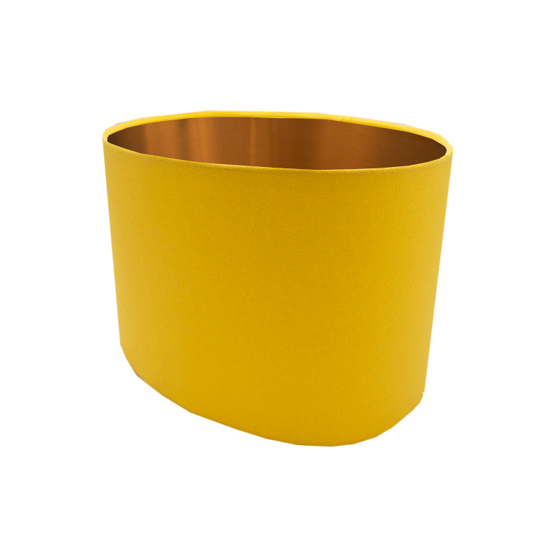 Bright Yellow Oval Lampshade