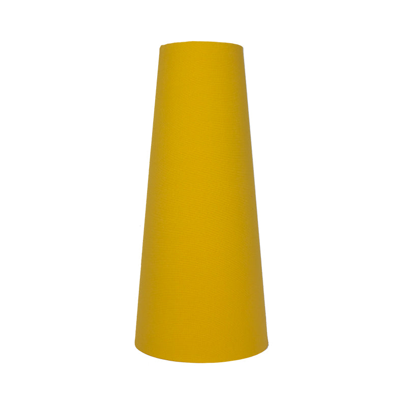Bright Yellow Tall Tapered Lampshade