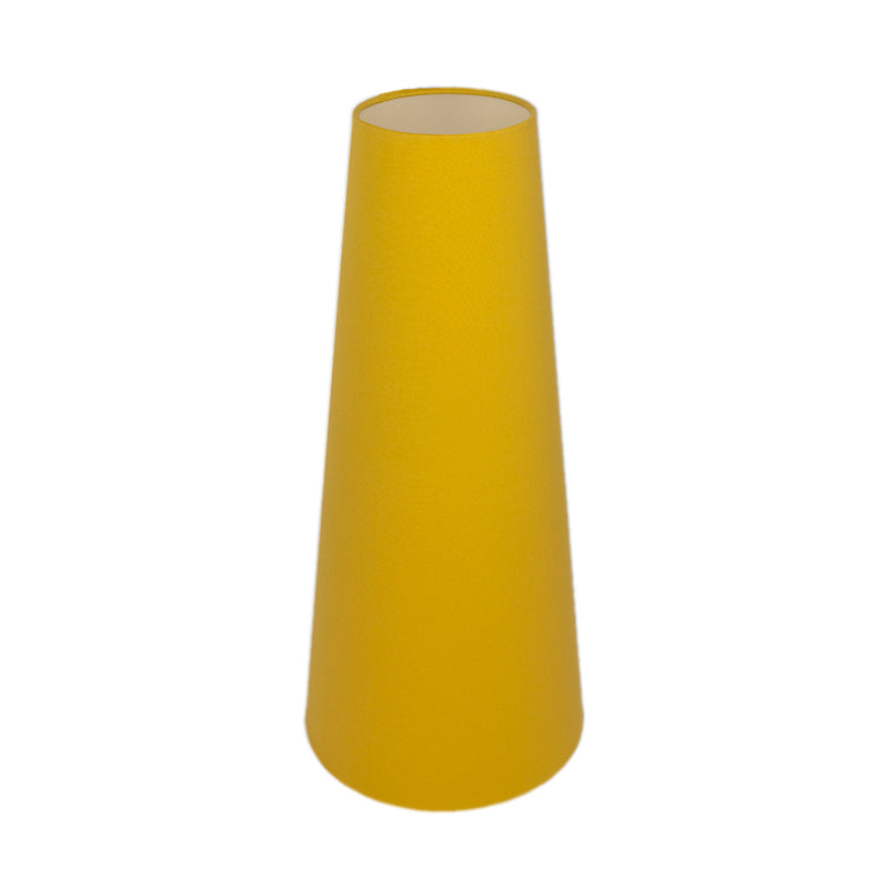 Bright Yellow Tall Tapered Lampshade