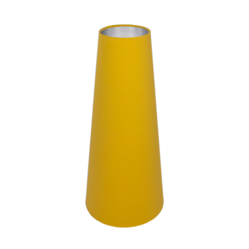 Bright Yellow Tall Tapered Lampshade