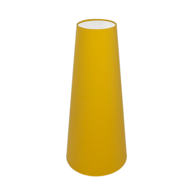 Bright Yellow Tall Tapered Lampshade