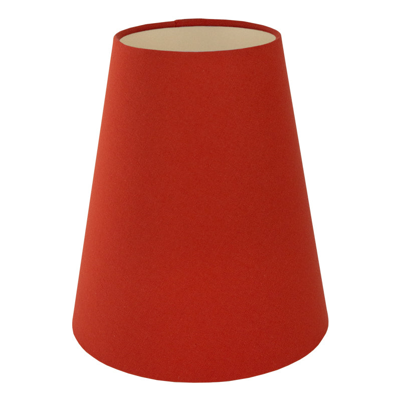 Burnt Orange Cotton Tall Empire Lampshade